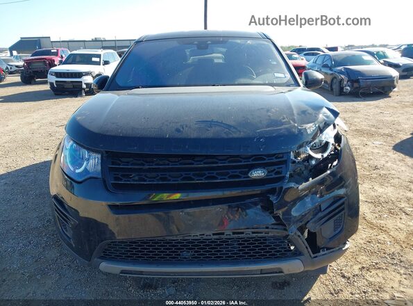 SALCP2FX1KH826099 2019 LAND ROVER DISCOVERY SPORT Black Widok z przodu