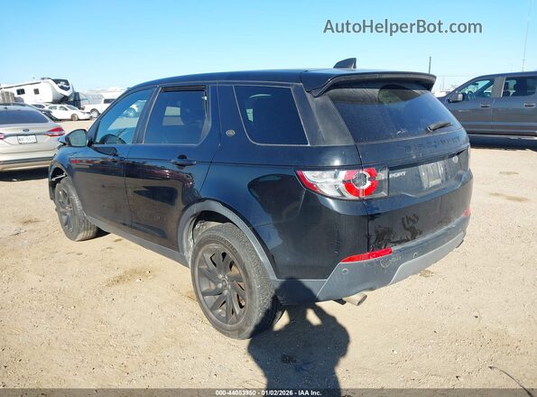 SALCP2FX1KH826099 2019 LAND ROVER DISCOVERY SPORT Black Tył lewy