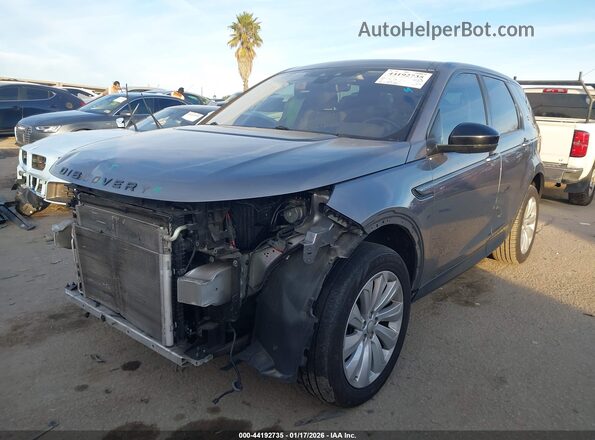 SALCP2FX2LH849036 2020 LAND ROVER DISCOVERY SPORT Gray წინა მარცხენა ხედი სამი მეოთხედიდან