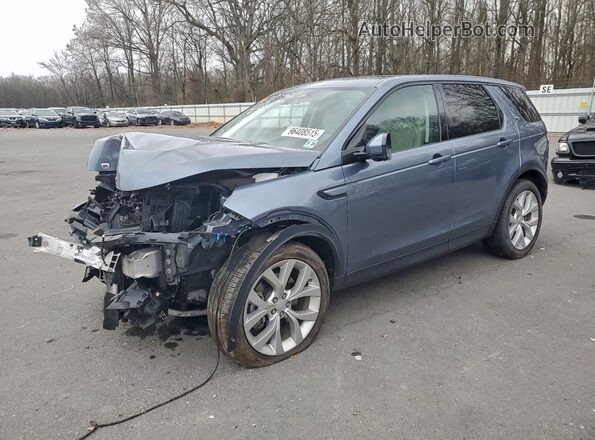 SALCP2FX4MH889846 2021 LAND ROVER DISCOVERY Синий Передняя левая четверть