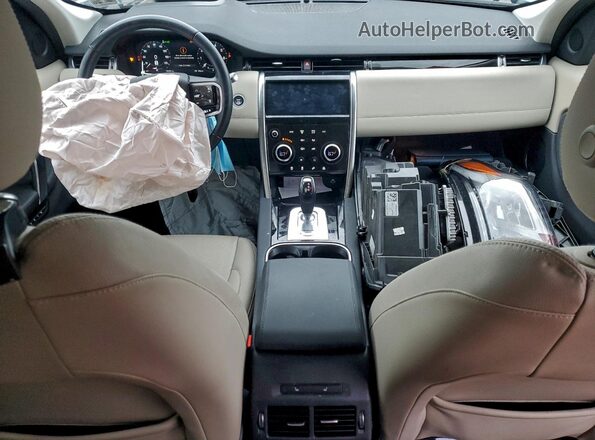 SALCP2FX4MH889846 2021 LAND ROVER DISCOVERY Синий Вид панели приборов