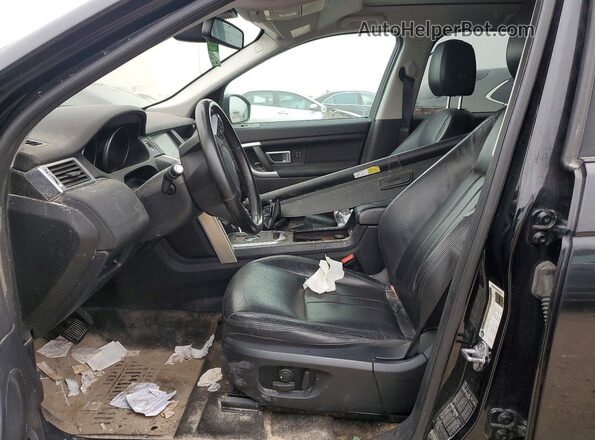 SALCR2RX6JH747502 2018 LAND ROVER DISCOVERY Черный Вид салона спереди