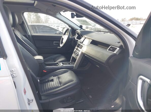 SALCT2BG1GH594063 2016 LAND ROVER DISCOVERY SPORT White Widok wnętrza z przodu