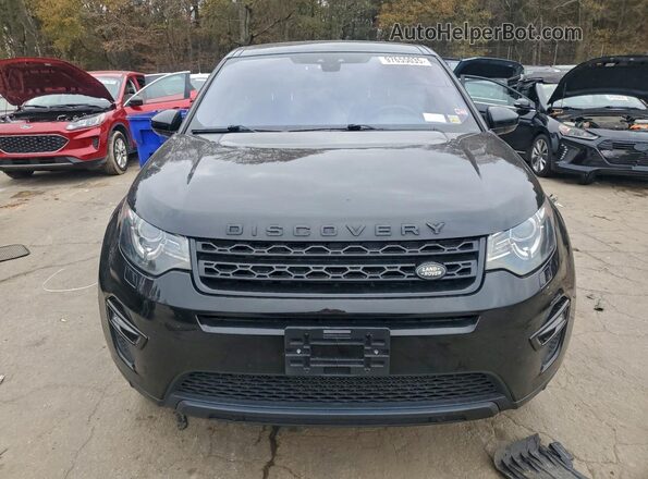 SALCT2BG2GH553635 2016 LAND ROVER DISCOVERY Черный Вид спереди
