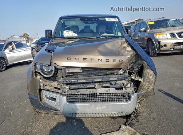 SALE1EEU1L2020481 2020 LAND ROVER DEFENDER Brown წინა ხედი