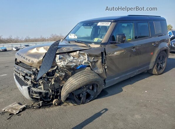 SALE1EEU1L2020481 2020 LAND ROVER DEFENDER Brown წინა მარცხენა ხედი სამი მეოთხედიდან