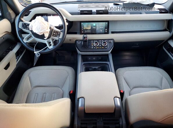 SALE1EEU1L2020481 2020 LAND ROVER DEFENDER Brown წინა პანელის ხედი