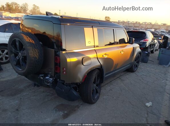 SALE1EEU7L2016919 2020 LAND ROVER DEFENDER Коричневый Задняя правая четверть