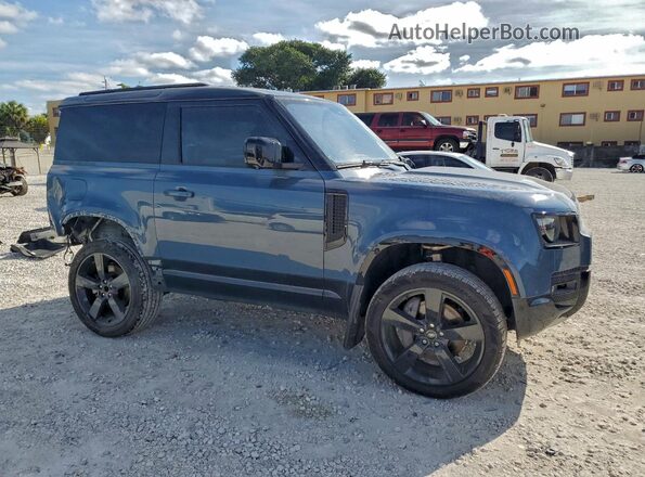 SALE26RU3N2102809 2022 LAND ROVER DEFENDER Синий Передняя правая четверть