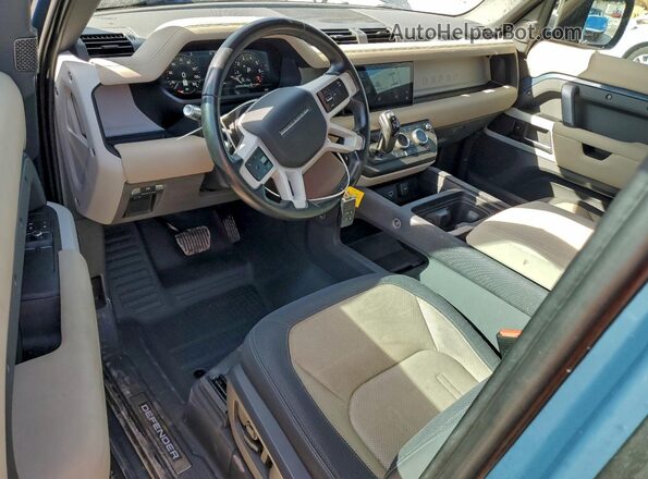 SALE26RU3N2102809 2022 LAND ROVER DEFENDER Синий Вид панели приборов