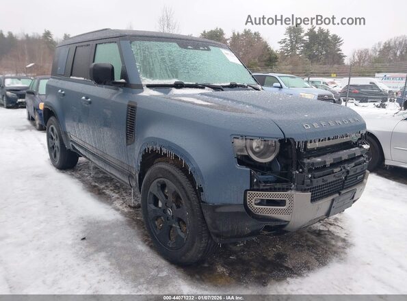 SALE27EU3P2142404 2023 LAND ROVER DEFENDER Синий Передняя правая четверть