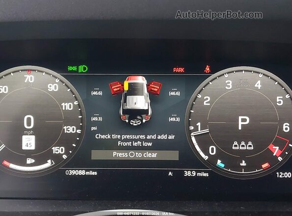 SALE27EU3P2142404 2023 LAND ROVER DEFENDER Синий Вид задних сидений