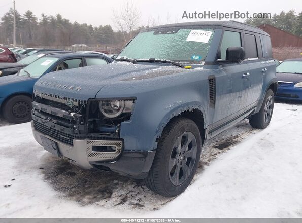 SALE27EU3P2142404 2023 LAND ROVER DEFENDER Синий Передняя левая четверть