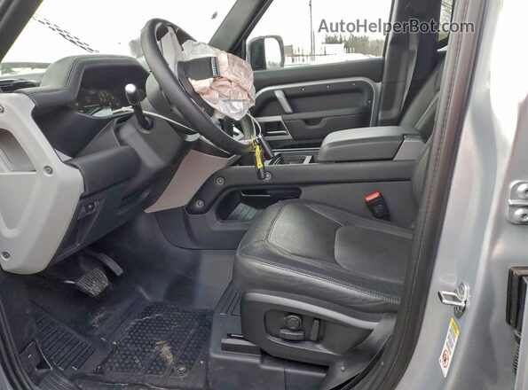 SALE27EU8R2248334 2024 LAND ROVER DEFENDER Silver Widok wnętrza z przodu
