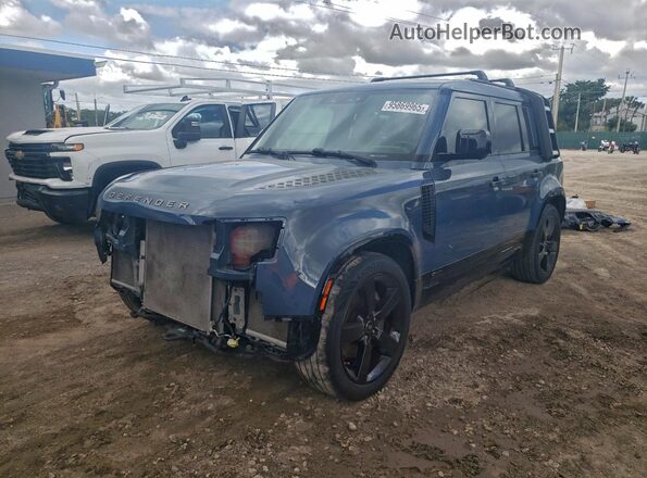 SALE2ERUXM2035408 2021 LAND ROVER DEFENDER Бирюзовый Передняя левая четверть