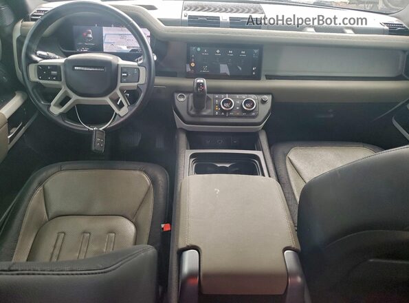 SALE2ERUXM2035408 2021 LAND ROVER DEFENDER Бирюзовый Вид панели приборов