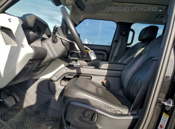 SALE9EEU9L2010046 2020 LAND ROVER DEFENDER Черный Вид салона спереди