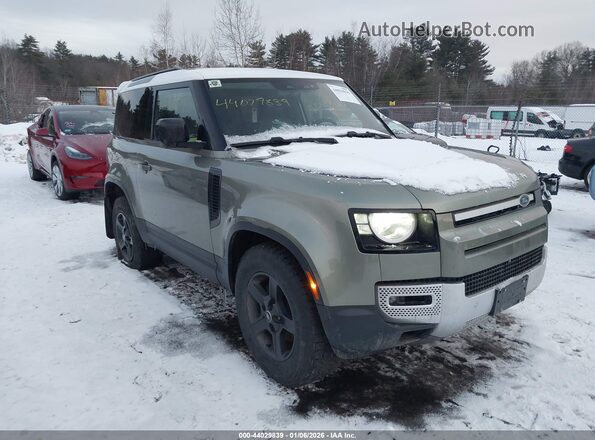 SALEJ6EX2P2171786 2023 LAND ROVER DEFENDER Зеленый Передняя правая четверть