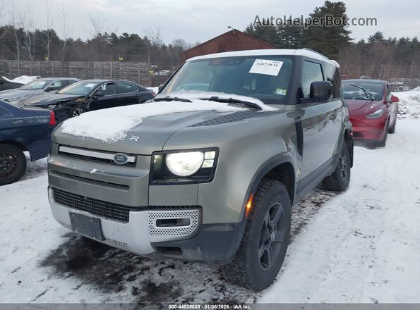 SALEJ6EX2P2171786 2023 LAND ROVER DEFENDER Зеленый Передняя левая четверть