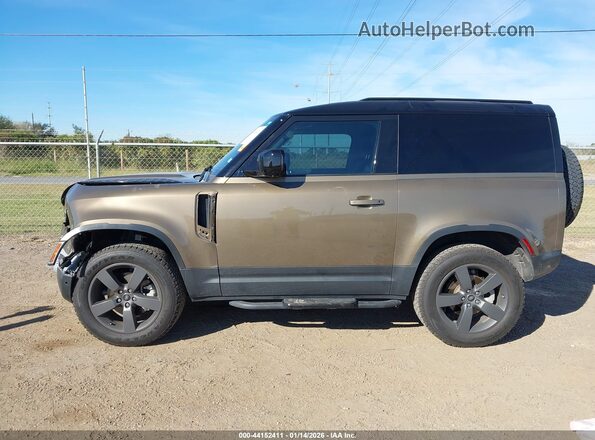 SALEJ6EX3S2385047 2025 LAND ROVER DEFENDER Brown Widok wnętrza 360 stopni