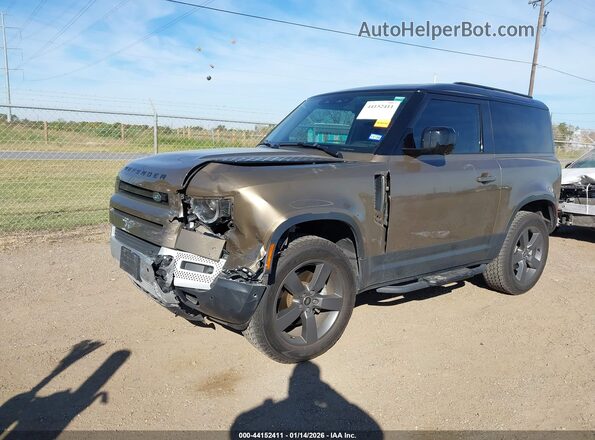 SALEJ6EX3S2385047 2025 LAND ROVER DEFENDER Brown Przód lewy
