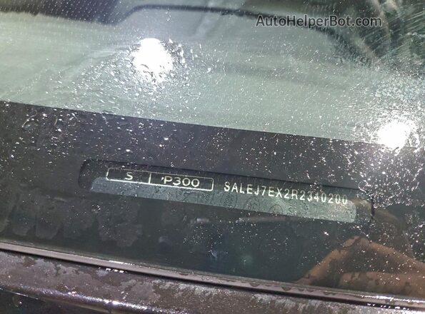 SALEJ7EX2R2340200 2024 LAND ROVER DEFENDER Черный Вид наклейки с VIN-кодом