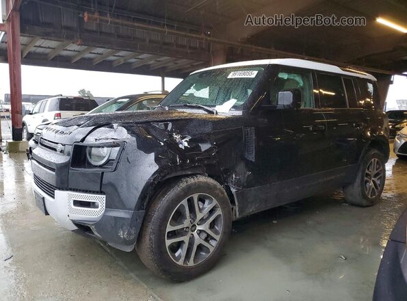 SALEP7EU1P2111511 2023 LAND ROVER DEFENDER Black წინა მარცხენა ხედი სამი მეოთხედიდან