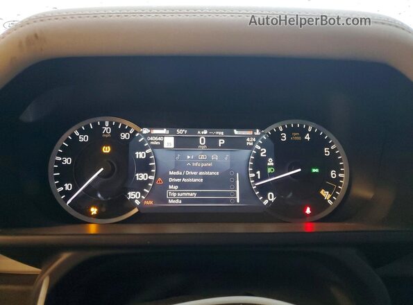SALEP7EU1P2111511 2023 LAND ROVER DEFENDER Black ხელსაწყოთა პანელის ხედი