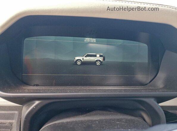 SALEP7RU8N2064128 2022 LAND ROVER DEFENDER Gray ხელსაწყოთა პანელის ხედი