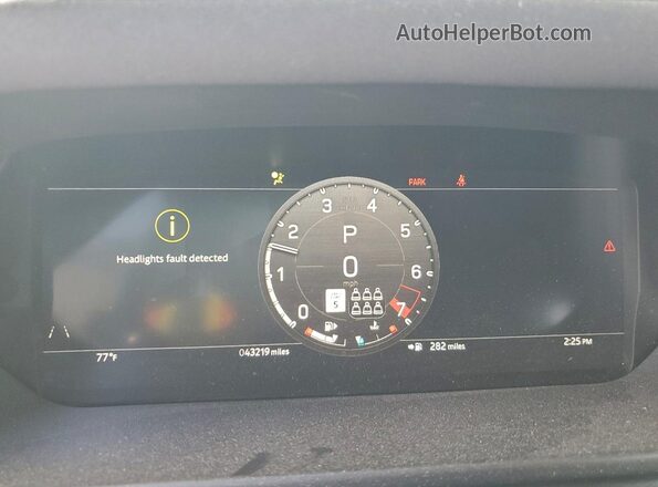 SALEPFEU0P2195542 2023 LAND ROVER DEFENDER Черный Вид щитка приборов