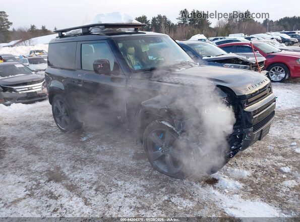 SALEW6RE0N2095525 2022 LAND ROVER DEFENDER Черный Передняя правая четверть