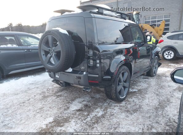 SALEW6RE0N2095525 2022 LAND ROVER DEFENDER Черный Задняя правая четверть