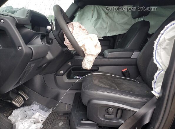 SALEWERE9N2105883 2022 LAND ROVER DEFENDER Black Widok wnętrza z przodu