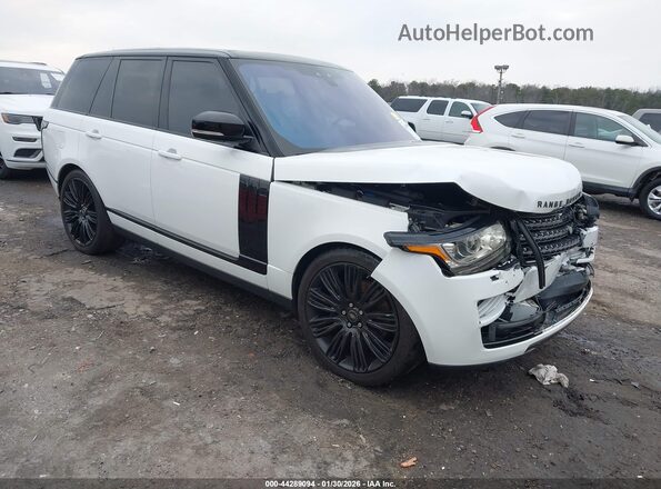 SALGR2FK7HA358686 2017 LAND ROVER RANGE ROVER White Przód prawy