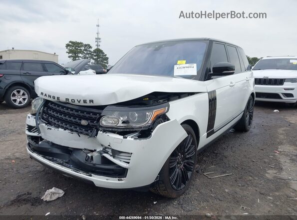 SALGR2FK7HA358686 2017 LAND ROVER RANGE ROVER White Widok z przodu