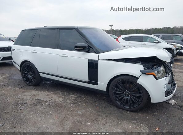 SALGR2FK7HA358686 2017 LAND ROVER RANGE ROVER White Widok wnętrza z tyłu