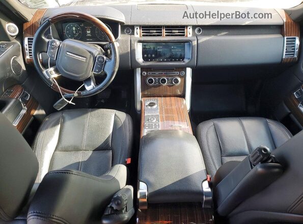 SALGR2FK8HA337278 2017 LAND ROVER RANGE Черный Вид панели приборов