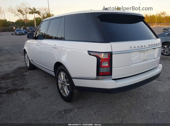 SALGR2FV7HA362358 2017 LAND ROVER RANGE ROVER Белый Задняя левая четверть