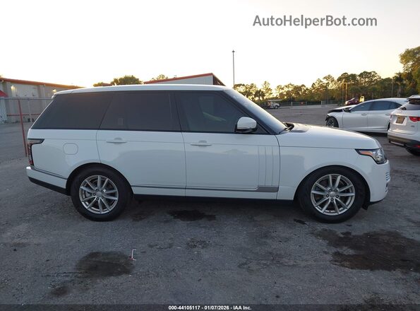 SALGR2FV7HA362358 2017 LAND ROVER RANGE ROVER Белый Вид задней части салона