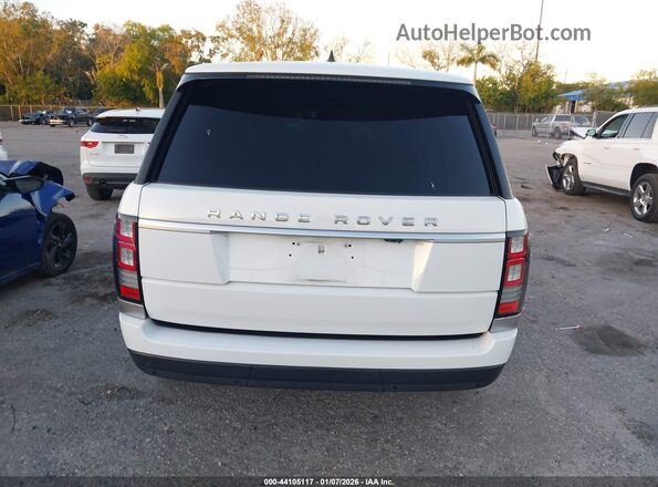 SALGR2FV7HA362358 2017 LAND ROVER RANGE ROVER Белый 