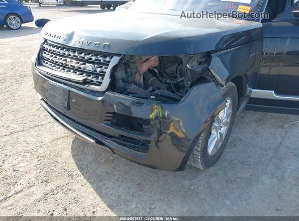 SALGR2KF5GA271036 2016 LAND ROVER RANGE ROVER Черный Вид спереди