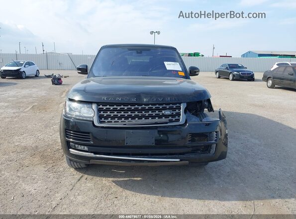 SALGR2KF5GA271036 2016 LAND ROVER RANGE ROVER Черный Вид щитка приборов