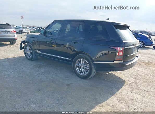 SALGR2KF5GA271036 2016 LAND ROVER RANGE ROVER Черный Задняя левая четверть