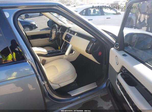 SALGR2RK3KA531087 2019 LAND ROVER RANGE ROVER Gray Widok wnętrza z przodu
