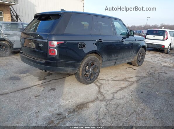 SALGR2RV3JA396072 2018 LAND ROVER RANGE ROVER Черный Задняя правая четверть