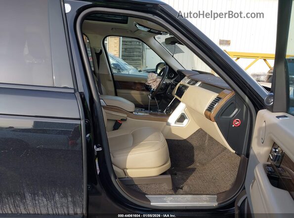 SALGR2RV3JA396072 2018 LAND ROVER RANGE ROVER Черный Вид салона спереди