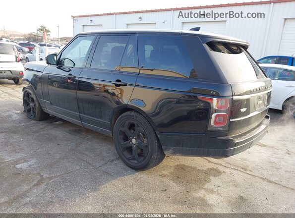SALGR2RV3JA396072 2018 LAND ROVER RANGE ROVER Черный Задняя левая четверть