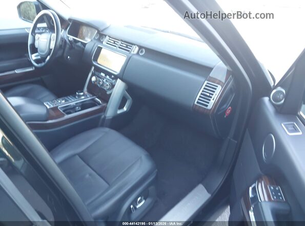 SALGS2FE1HA368029 2017 LAND ROVER RANGE ROVER Черный Вид салона спереди