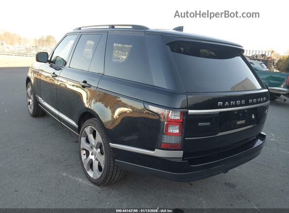 SALGS2FE1HA368029 2017 LAND ROVER RANGE ROVER Черный Задняя левая четверть