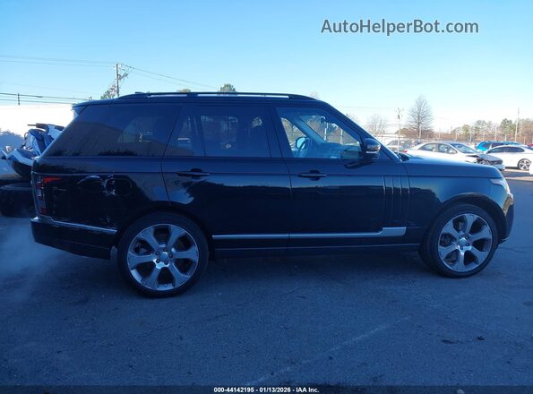 SALGS2FE1HA368029 2017 LAND ROVER RANGE ROVER Черный Вид задней части салона